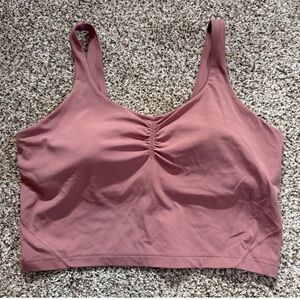 Lululemon Pink Ruched Align Tank